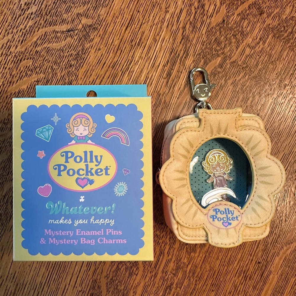 Polly Pocket™ Blind Box Double Enamel Pin & Mini ITA Bag Charm!!